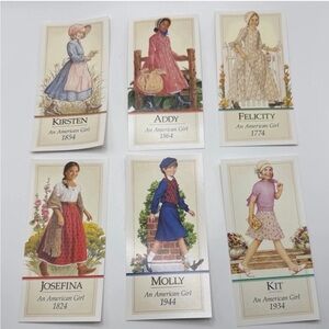 American Girl Pleasant Company Vintage Bookmarks, Set Of 6